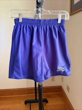 Umbro Reversible Royal Purple or Plaid Sport Shorts